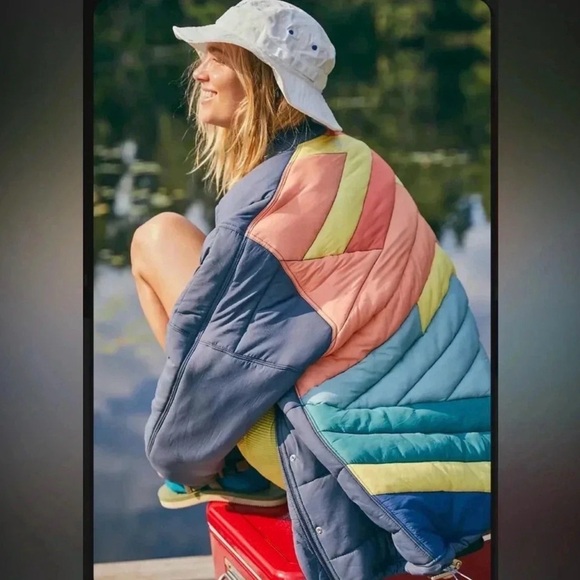 Free People Colorful Puffer - Picture 2 of 6